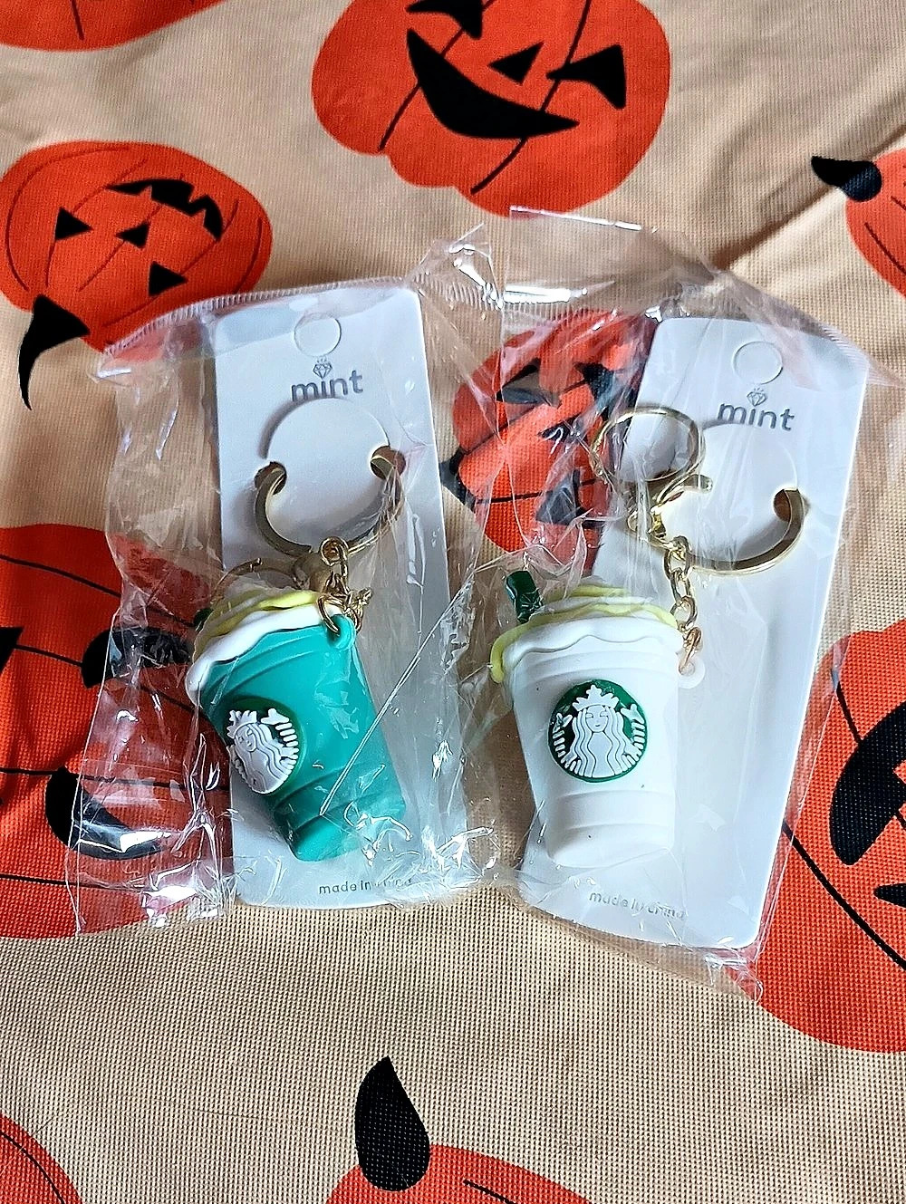 2pc Fashion Coffee Cup BagCharm Keychain Ice Coffee